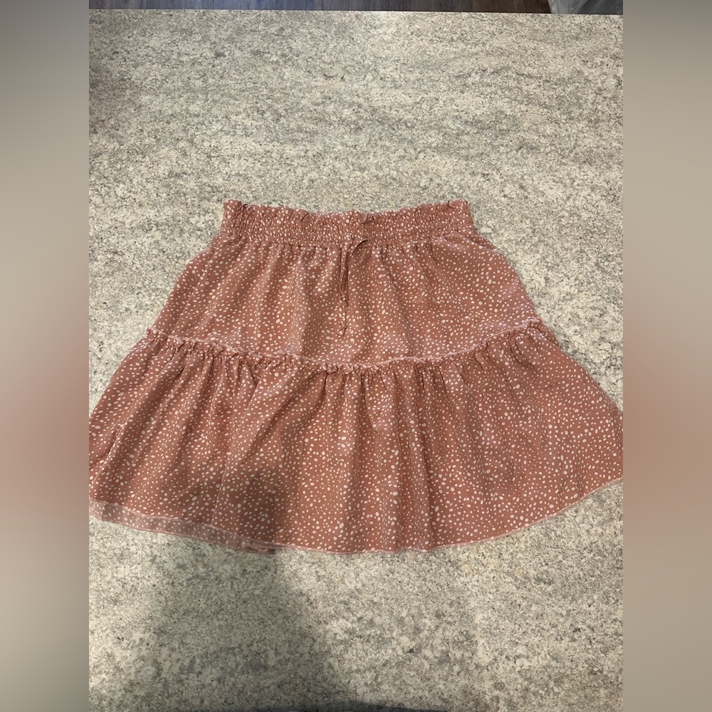 Women's pink Polka Dot Skirt